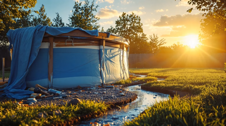 Jak złożyć basen stelażowy bestway po sezonie – krok po kroku